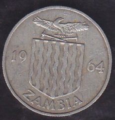 ZAMBİYA 6 PENCE 1964 eski para fiyatları