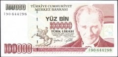 7.Emisyon 3.Tertip 100000 Lira I90 644298 Çilaltı Çil
