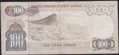 6.Emisyon 1.Tertip 100 Lira A47 219487 Çok Temiz