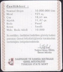 Hatıra Para Sertifikası - TRT Radyolarının 75.Yılı 2002