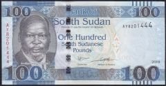 South Sudan 100 Pound 2019 Çil 444