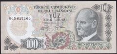 6.Emisyon 2.Tertip 100 Lira G05 617160 Çok Temiz+
