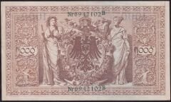 Almanya 1000 Mark 1910 Çok Çok Temiz