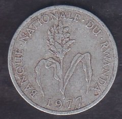 RWANDA 1 FRANK 1977