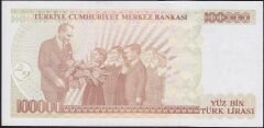 7.Emisyon 3.Tertip 100000 Lira I31 061509 Çil