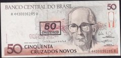 Brezilya 50 Cruzados 1990 Çilaltı