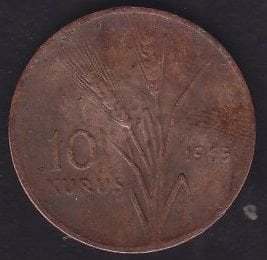 1965 Yılı 10 Kuruş