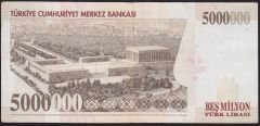 7.Emisyon 5 000 000 Lira I19 660101 Çok Temiz+