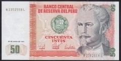 Peru 50 İntis 1987 Çil Pick131b