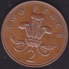 İngiltere 2 Pence 1998