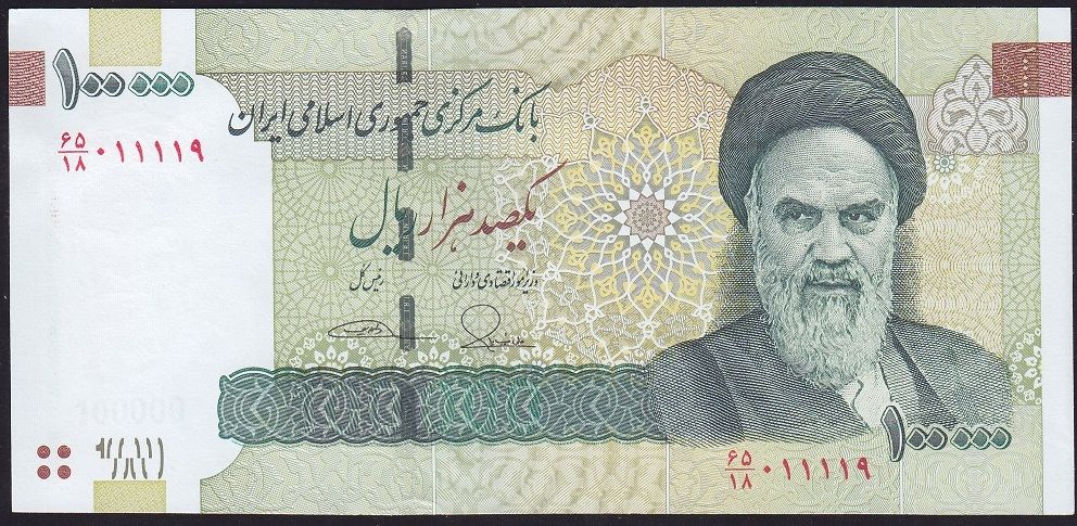 İran 100000 Riyal 2010 Çil Pick 151b 011119