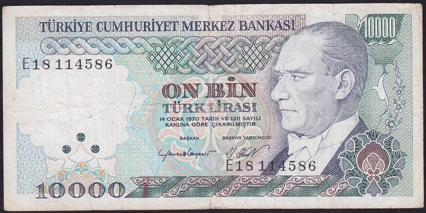 7.Emisyon 2.Tertip 10.000 E18 114586 Çok Temiz