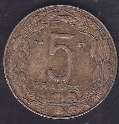 KAMERUN 5 FRANK 1958