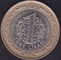 2012 Yılı 1 Lira Sayıştay'ın 150. Yılı