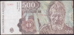 Romanya 500 Lei 1991 Çok Temiz