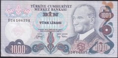 6.EMİSYON 2.TERTİP 1000 LİRA D24 166334 ÇOK TEMİZ +