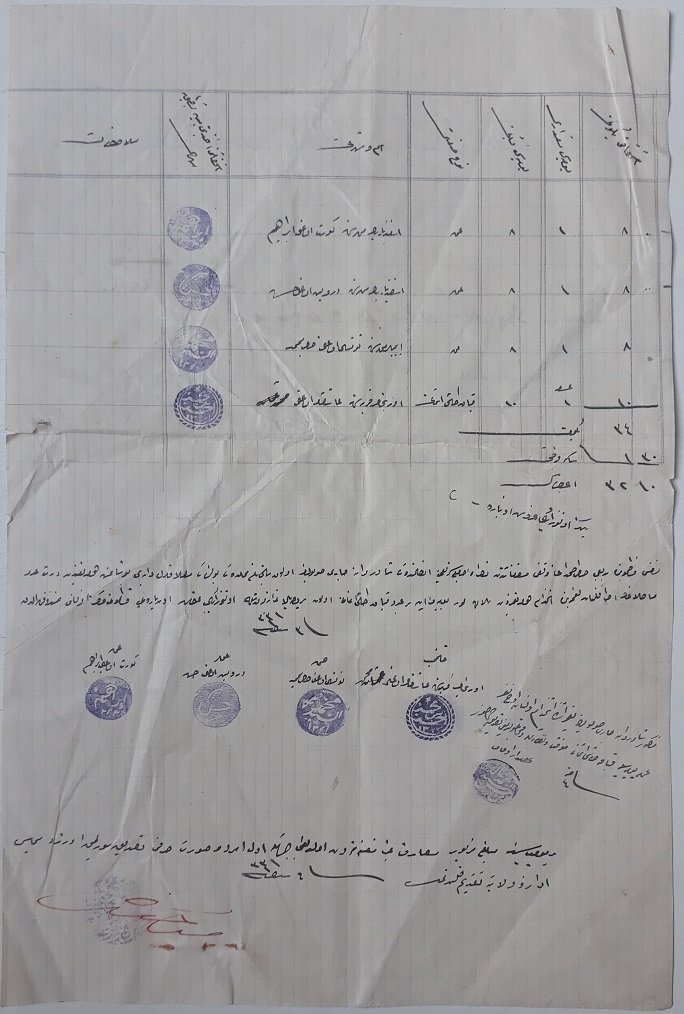 OSMANLICA EVRAK ( 31 X 21 CM )