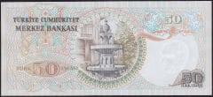 6.Emisyon 1.Tertip 50 Lira C73 4325XX Çil