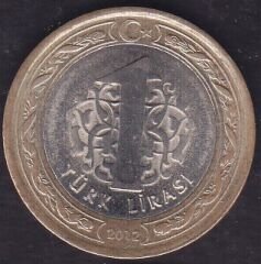 2012 Yılı 1 Lira Sayıştay'ın 150. Yılı