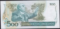 Brezilya 500 Cruzados 1986 Çil Pick 212c