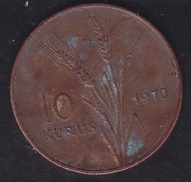 1970 Yılı 10 Kuruş