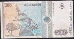 Romanya 200 Lei 1992 Çok Temiz