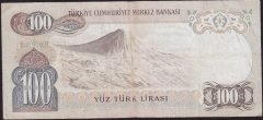 6.Emisyon 1.Tertip 100 Lira A35 360244 Çok Temiz