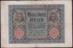 Almanya 100 Mark 1920 Çok Temiz