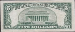 Amerika 5 Dolar 1934D Çok Temiz + (Silver Sertifika Mavi Mühür)
