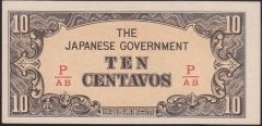 JAPONYA ( FİLİPİNLER ) 10 CENTAVOS 1942 ÇİL