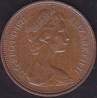 İngiltere 2 Pence 1971