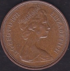 İngiltere 2 Pence 1971