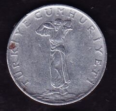 1967 Yılı 25 Kuruş Ters
