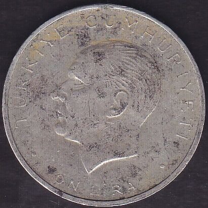 1960 Yılı 10 Lira - Hakimiyet Milletindir İhtilal Gümüş (15 Gram)