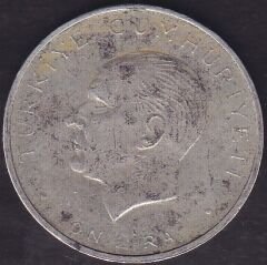 1960 Yılı 10 Lira - Hakimiyet Milletindir İhtilal Gümüş (15 Gram)