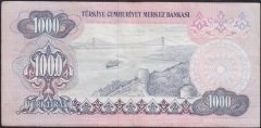 6.EMİSYON 2.TERTİP 1000 LİRA D20 028471 ÇOK TEMİZ +