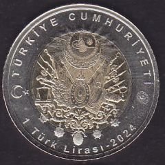 2024 Yılı Hatıra 1 Lira - Orhan Gazi Çil