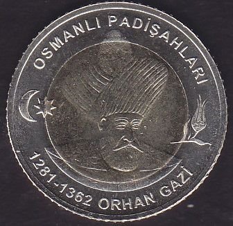 2024 Yılı Hatıra 1 Lira - Orhan Gazi Çil