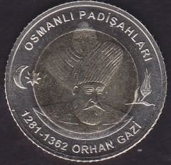 2024 Yılı Hatıra 1 Lira - Orhan Gazi Çil