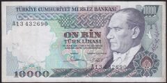 7.Emisyon 1.Tertip 10.000 A13 432690 Çok Temiz+