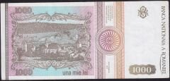 Romanya 1000 Lei 1991 Çok Temiz+