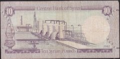 Suriye 10 Pound 1982 Çok Temiz Pick 101c