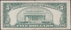 Amerika 5 Dolar 1953A Çok Temiz Silver Sertifika Mavi Mühür