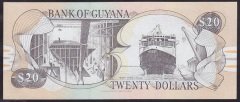 Guyana 20 Dolar 1996 - 2009 Çil Pick 30e