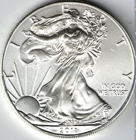 Amerika 1 Dolar 2011 Çil Gümüş ( 1 ons 31.1 gram 999 Ayar )