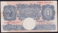İngiltere 1 Pound 1940 -1948 Çok Temiz Pick 367