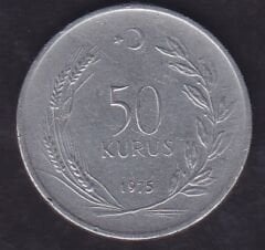 1975 Yılı 50 Kuruş