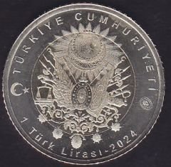 2024 Yılı Hatıra 1 Lira - Osman Gazi Çil