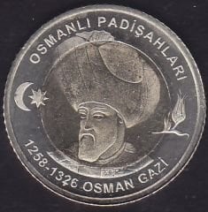 2024 Yılı Hatıra 1 Lira - Osman Gazi Çil