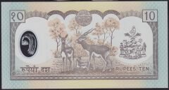 Nepal 10 Rupee 2002 Çilaltı Polimer
